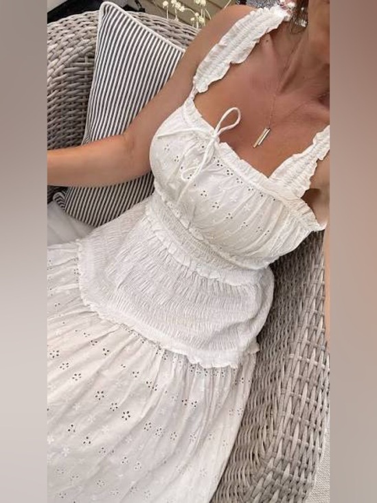Doen Dresses & Skirts - NWT DÔEN Eyelet Midi Dress XXS